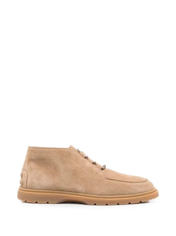 Leather Desert Boots made by Tod's