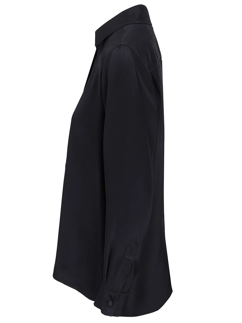 Shirt In Silk CrêPe De Chine Shirts Blue sold by Wanan Luxury product image thumbnail 3