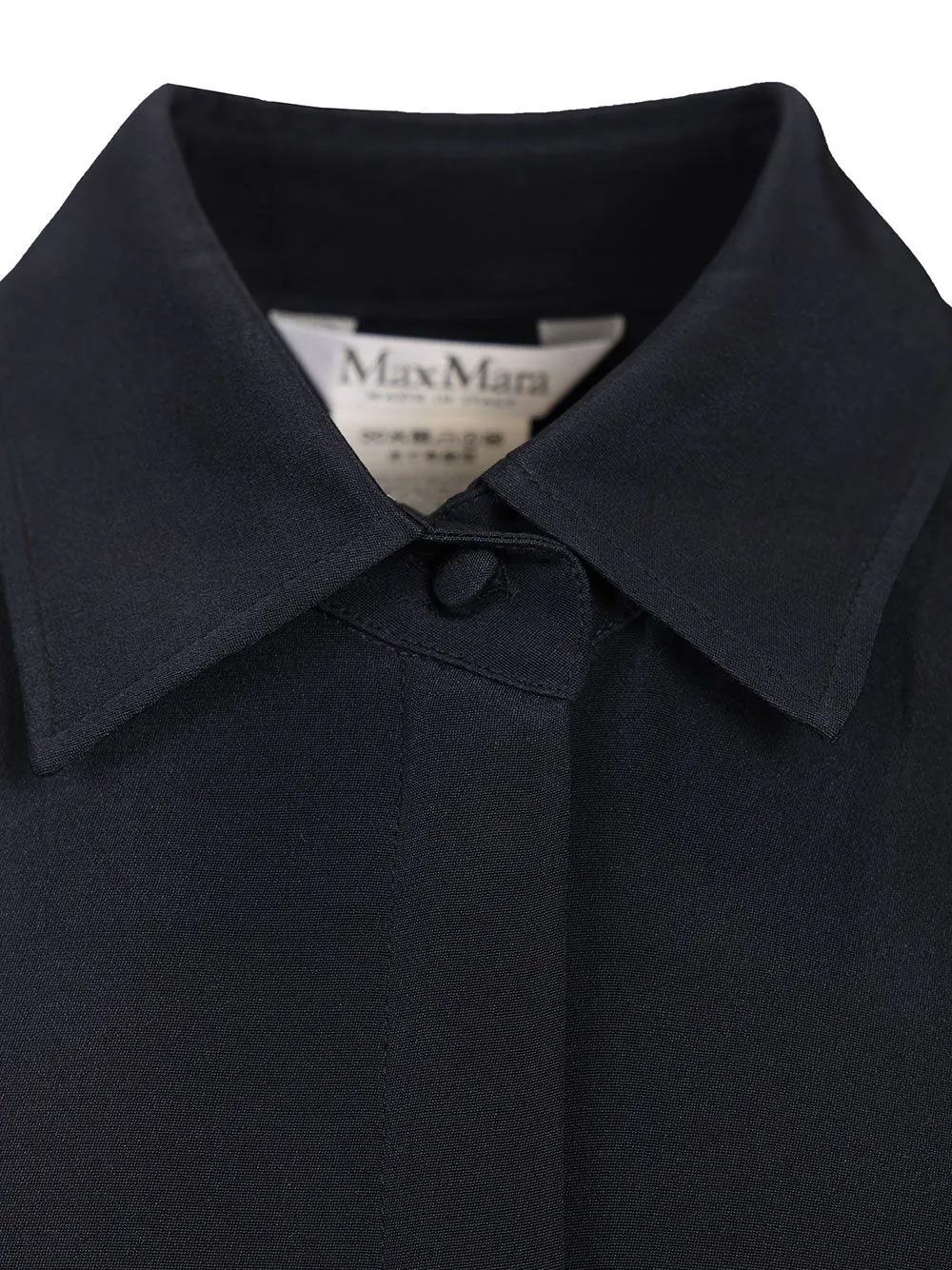 Shirt In Silk CrêPe De Chine Shirts Blue sold by Wanan Luxury product image thumbnail 5