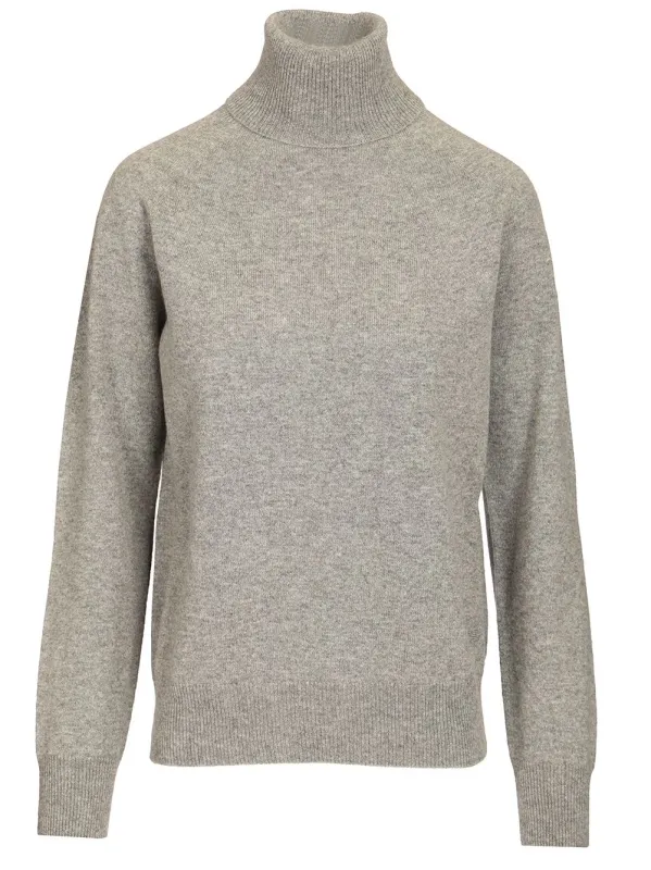 Turtleneck Sweater Knitwear Grey made by Emporio Armani