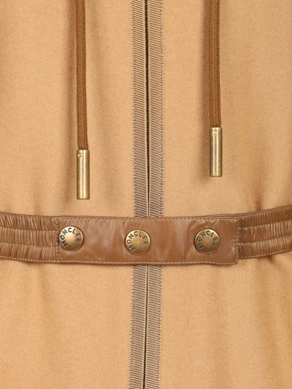 Padded Cape In Wool Blend Jackets Beige sold by Wanan Luxury product image thumbnail 4
