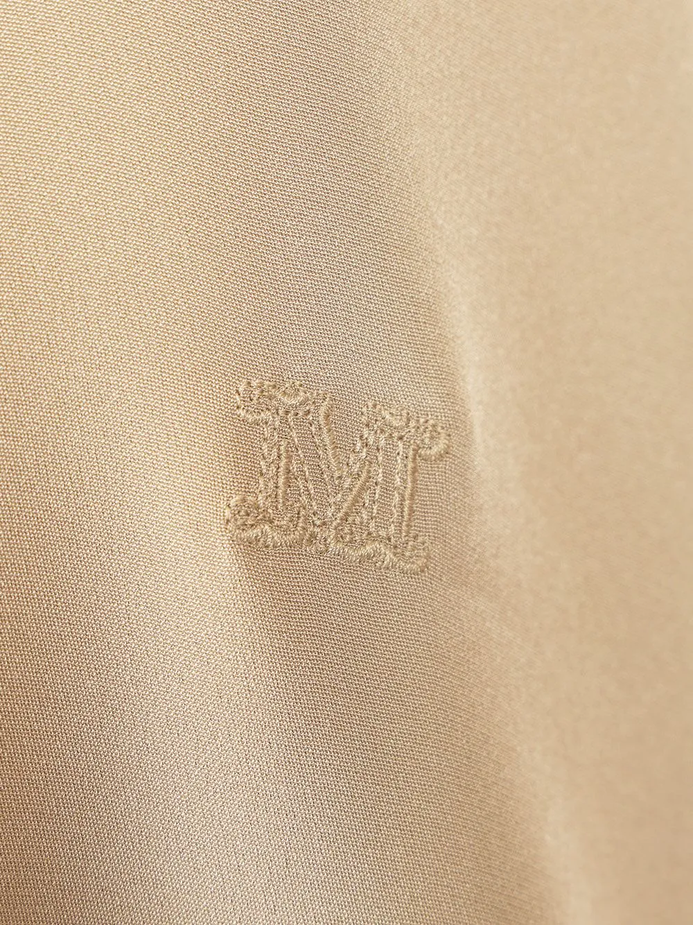 Polo Dress In Silk CrêPe De Chine Dresses Beige sold by Wanan Luxury product image thumbnail 4