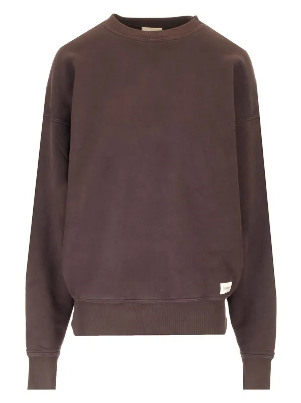 Crewneck Sweatshirt Knitwear Brown made by Yves Saint Laurent
