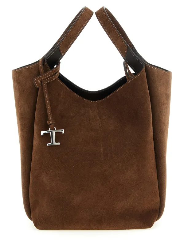 Secchiello Hand Bags Brown made by Tod's