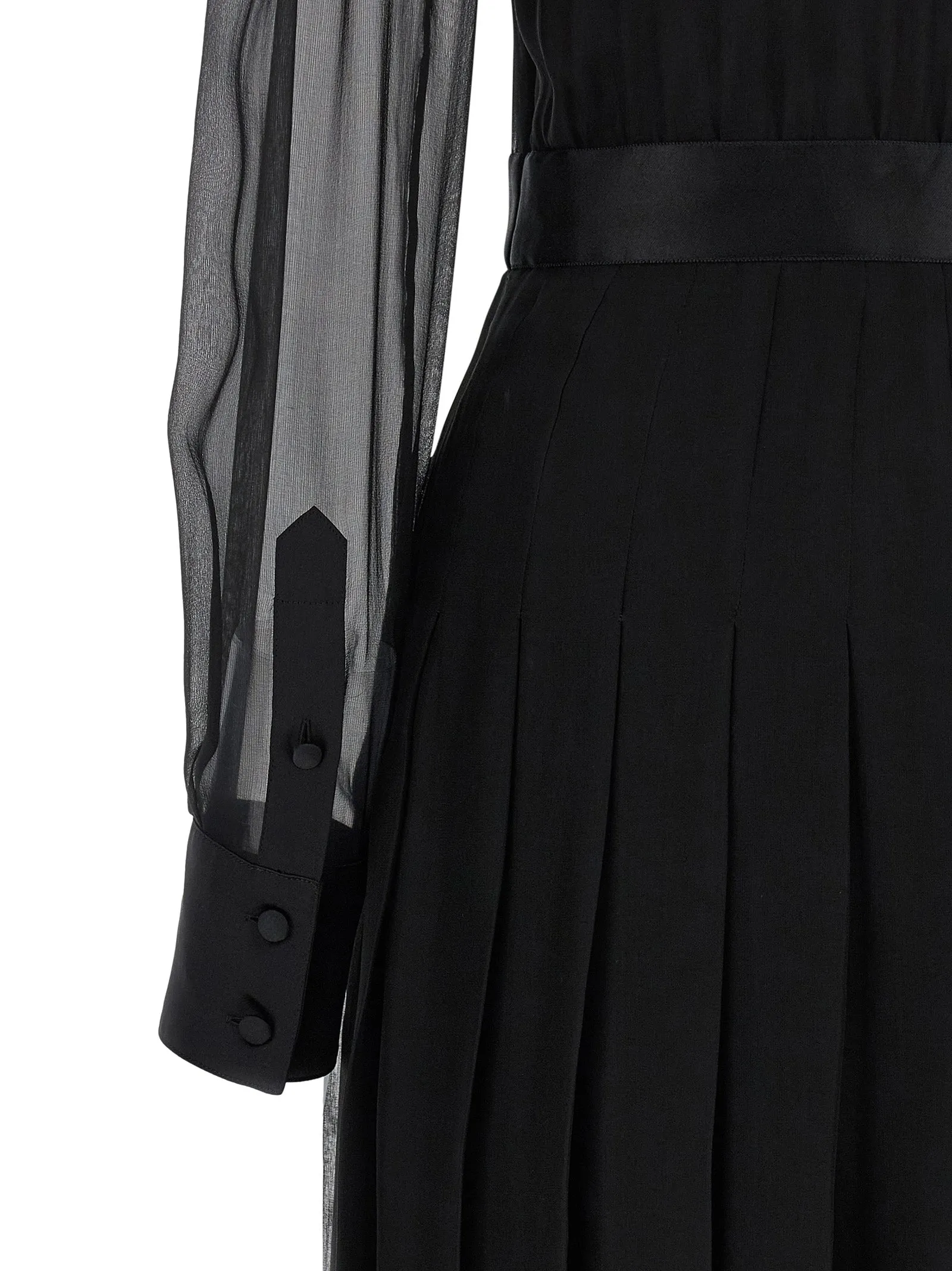 Chiffon Dress Dresses Black sold by Wanan Luxury product image thumbnail 4