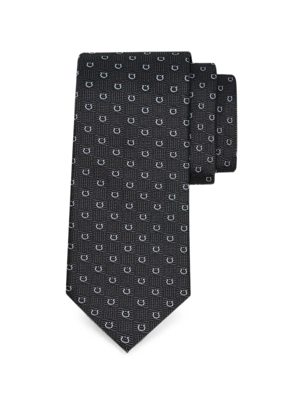 Gancini Silk Jaquard Tie sold by Wanan Luxury product image thumbnail 3