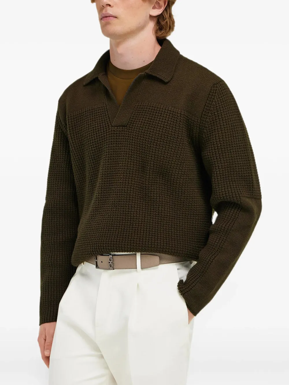Reversible And Adjustable Belt With Rectangular Buckle sold by Wanan Luxury product image thumbnail 2