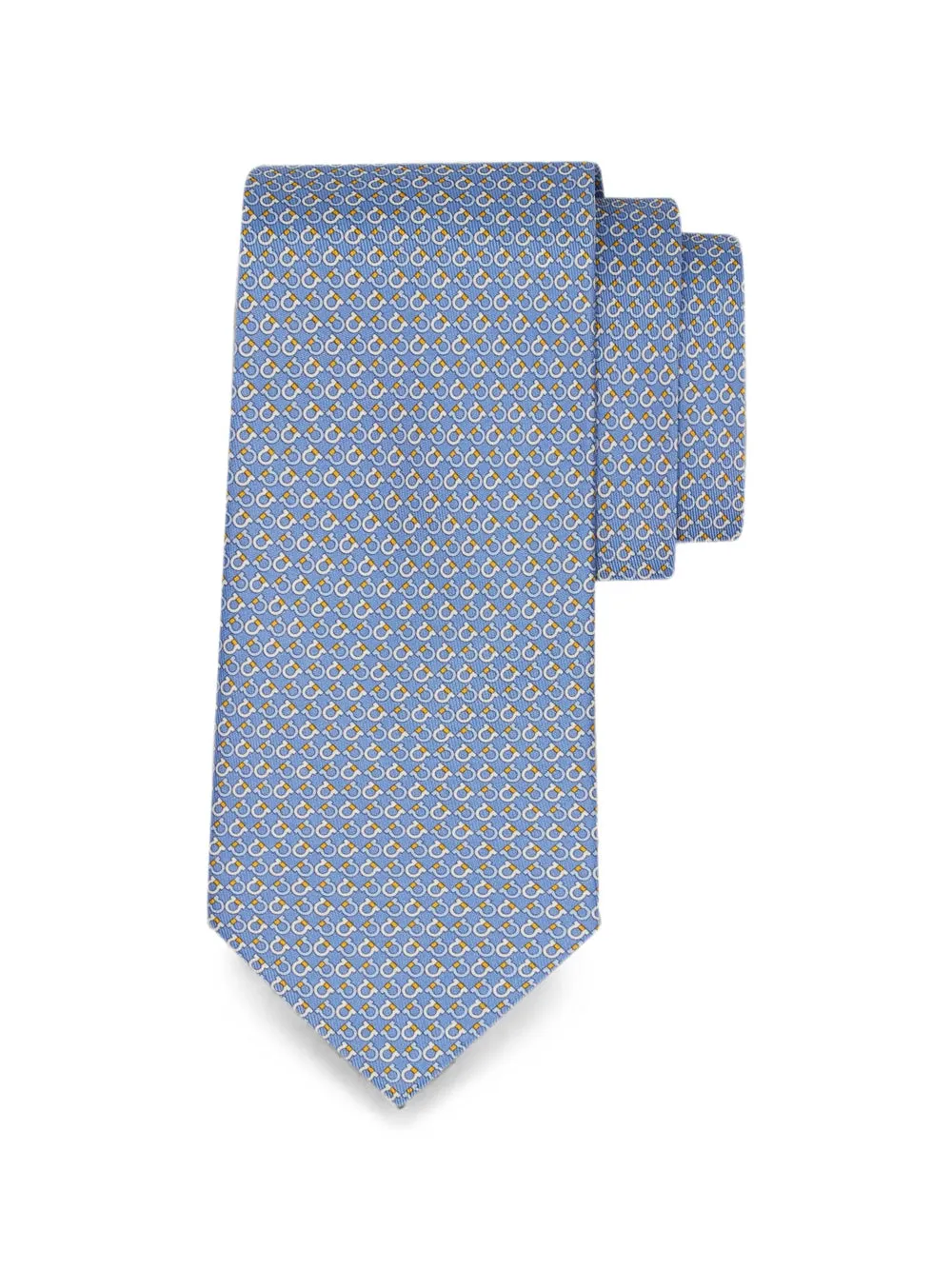 Square Gancini Print Silk Tie sold by Wanan Luxury product image thumbnail 3