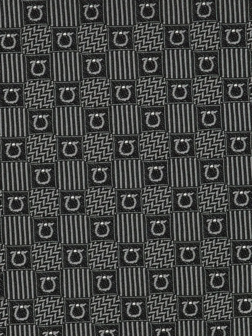 Gancini Silk Jacquard Tie sold by Wanan Luxury product image thumbnail 2