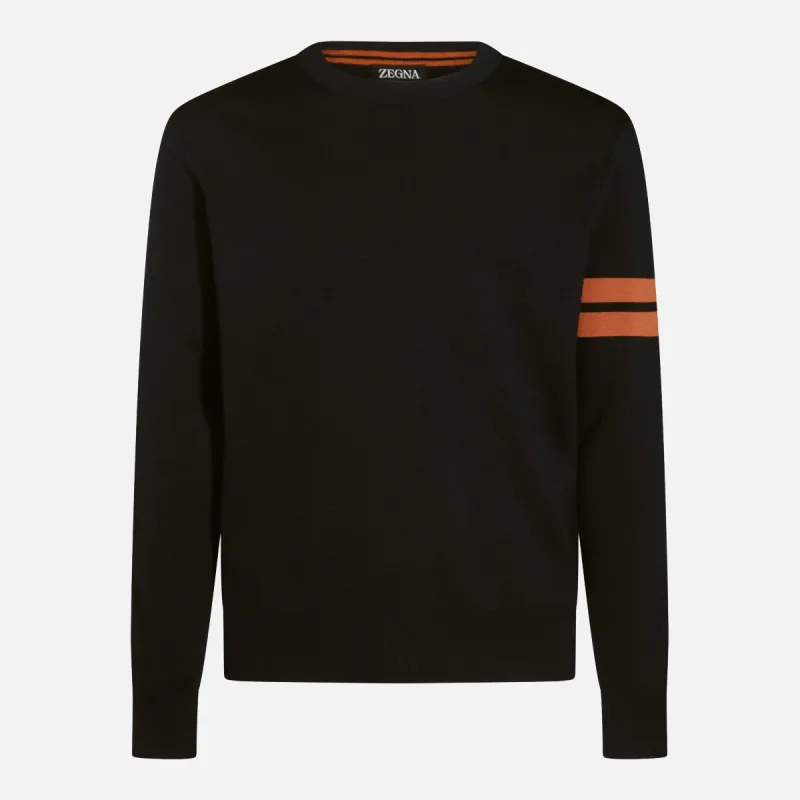 Sweaters Black made by Ermenegildo Zegna