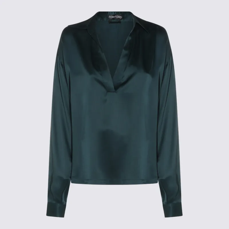 Shirts Teal made by Tom Ford