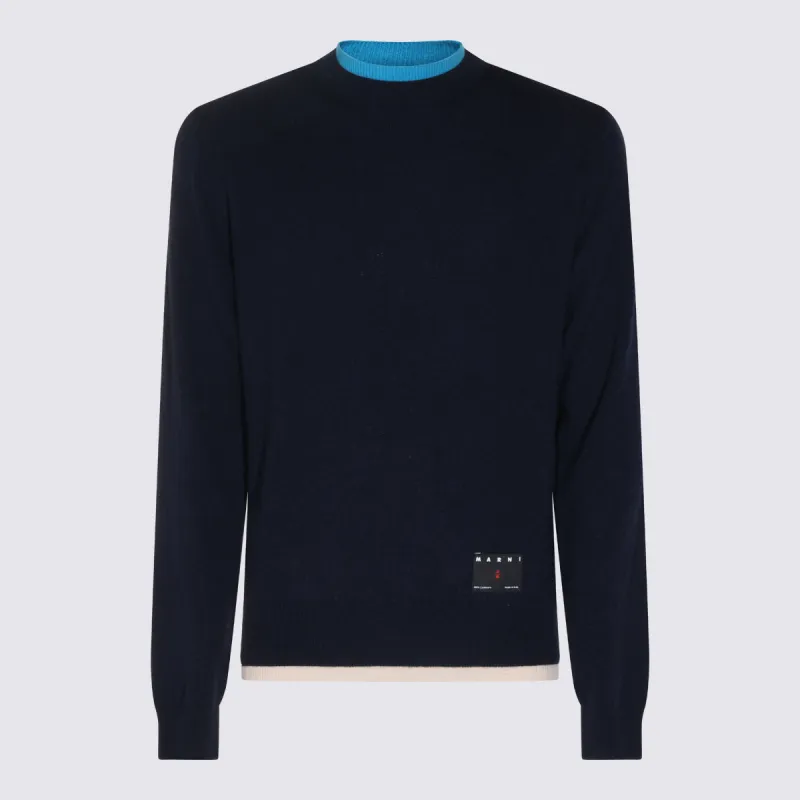 Sweaters Multi Blue made by Marni