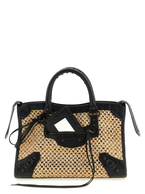 Le City S Hand Bags Beige made by Balenciaga