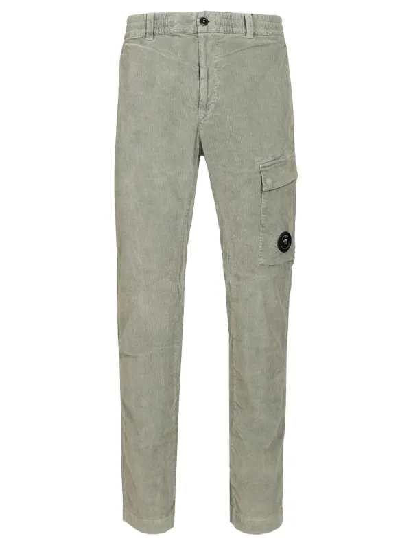 Velvet Trousers Grey made by C.P. Company