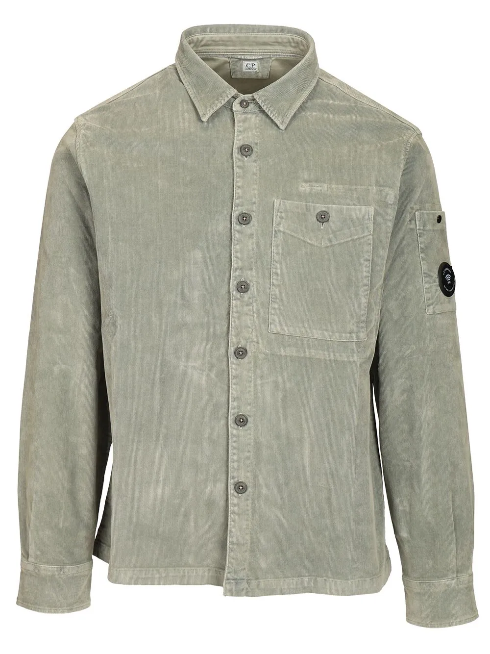 Stretch Overshirt Shirts Grey sold by Wanan Luxury