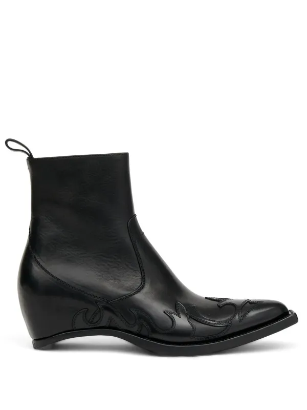 Heel-Less Western Flame Boots made by Maison Margiela