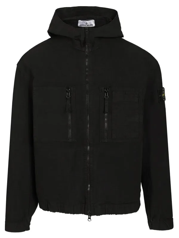 Comfort-Fit Hooded Overshirt made by Stone Island