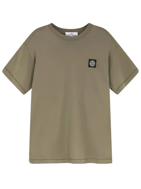 Slim Fit T-Shirt With Compass Badge made by Stone Island