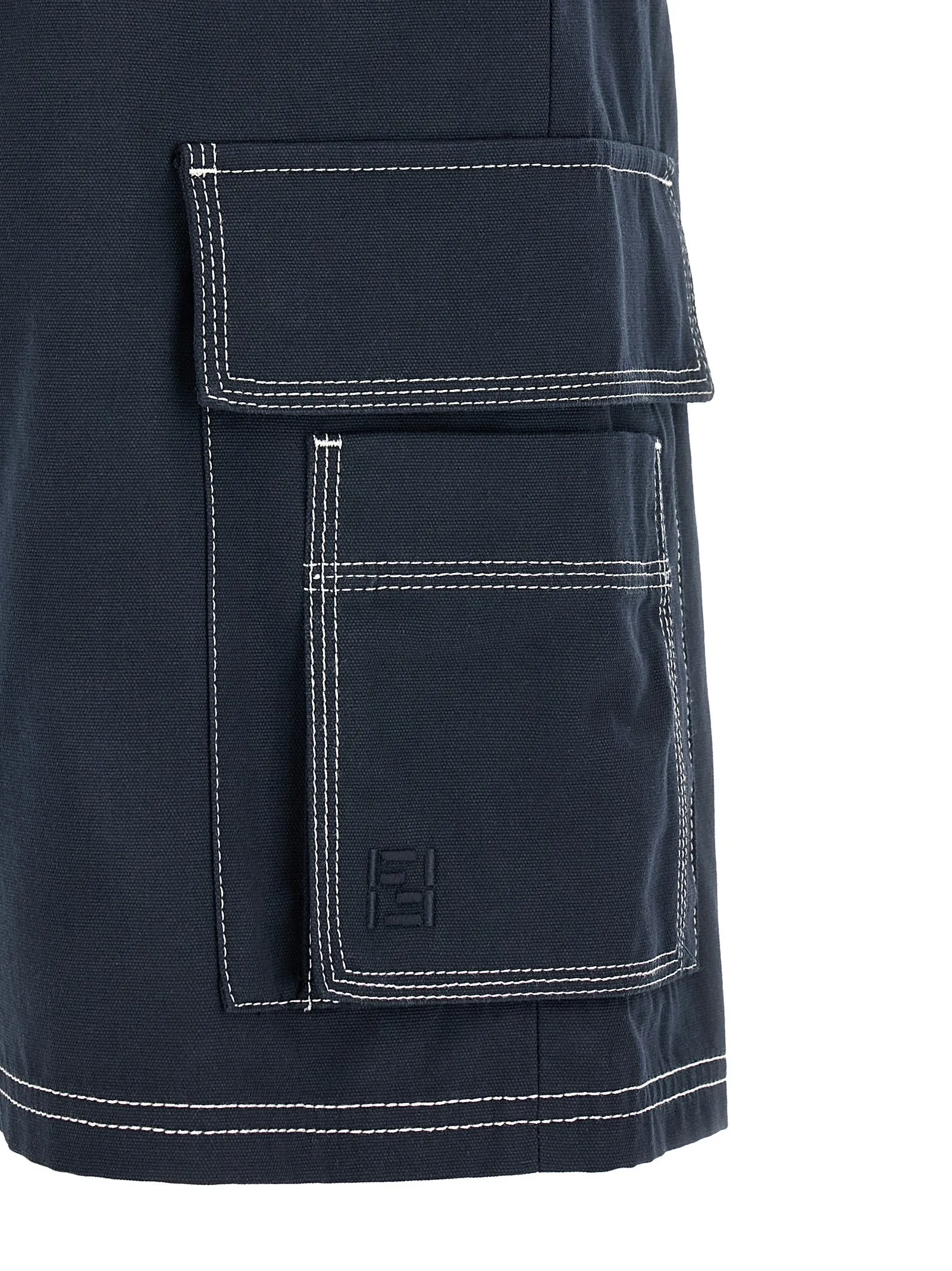 Bermuda Cargo Canvas Shorts Bermuda And Short Blue sold by Wanan Luxury product image thumbnail 5