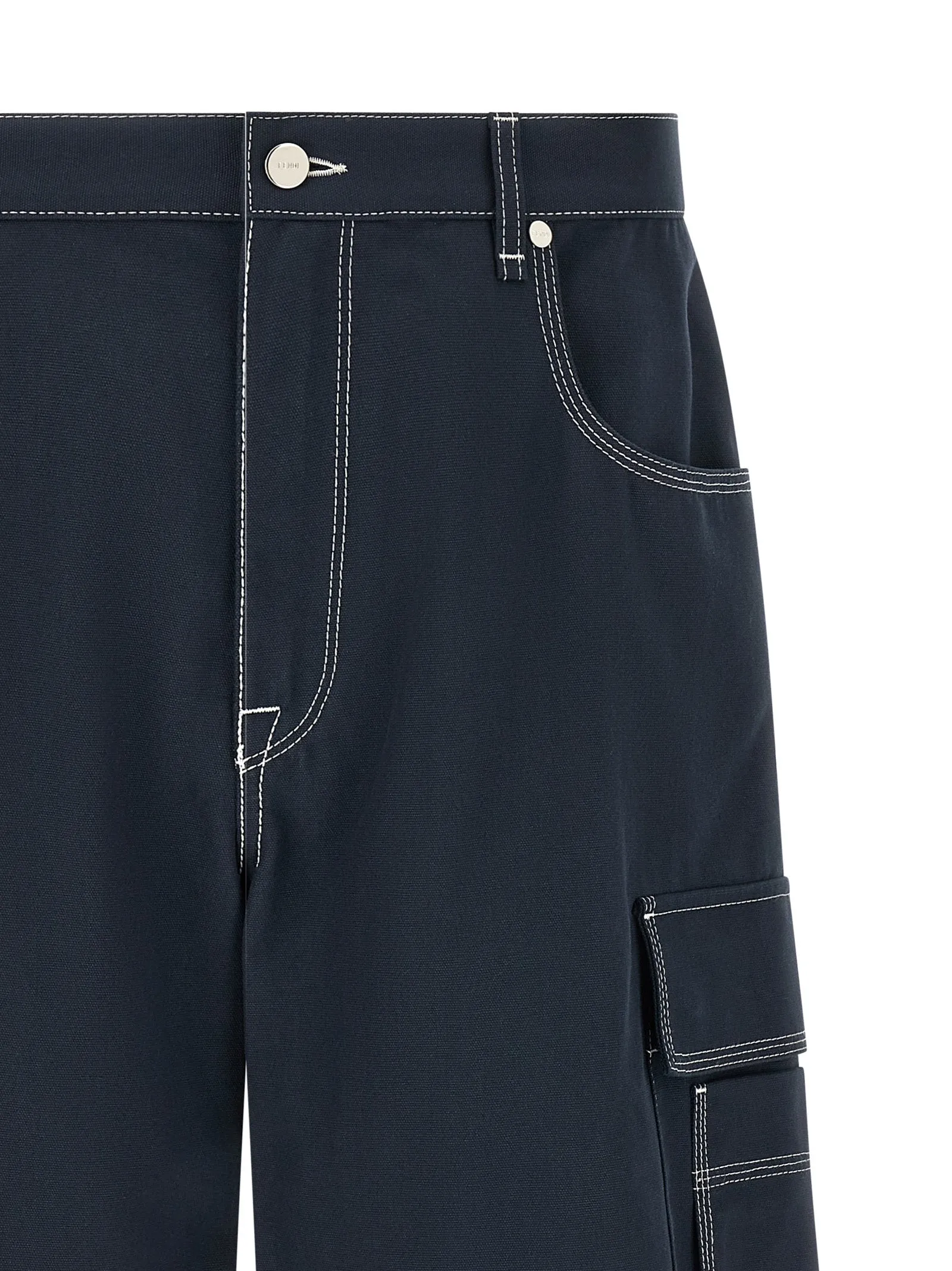 Bermuda Cargo Canvas Shorts Bermuda And Short Blue sold by Wanan Luxury product image thumbnail 3