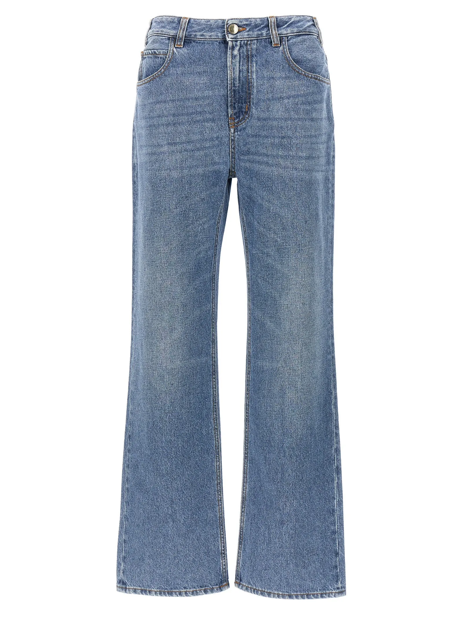 High Waist Jeans Light Blue sold by Wanan Luxury