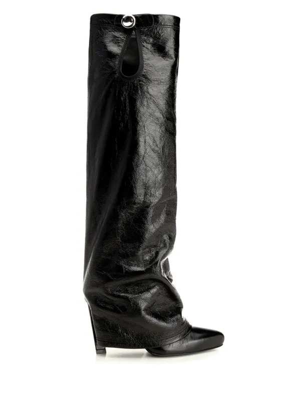 Leon Boots Black made by The Attico