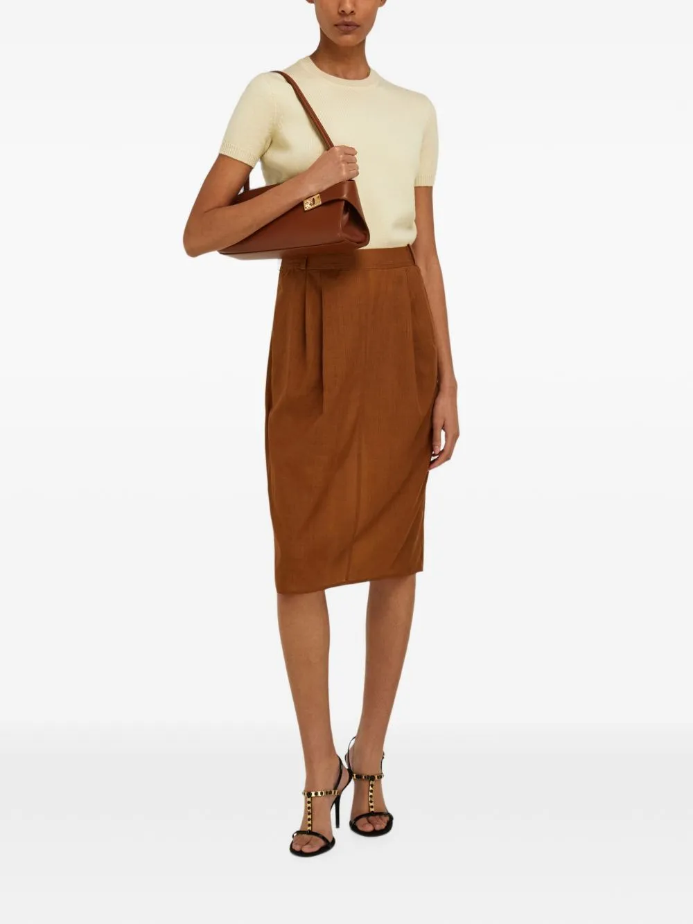 Hug E/W Leather Shoulder Bag sold by Wanan Luxury product image thumbnail 3