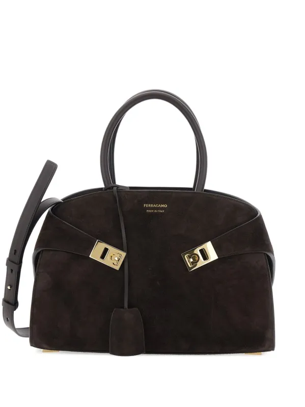 Hug Small Leather Handbag made by Salvatore Ferragamo