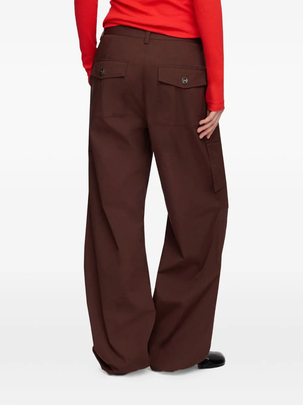 Organic Cotton Cargo Trousers sold by Wanan Luxury product image thumbnail 3