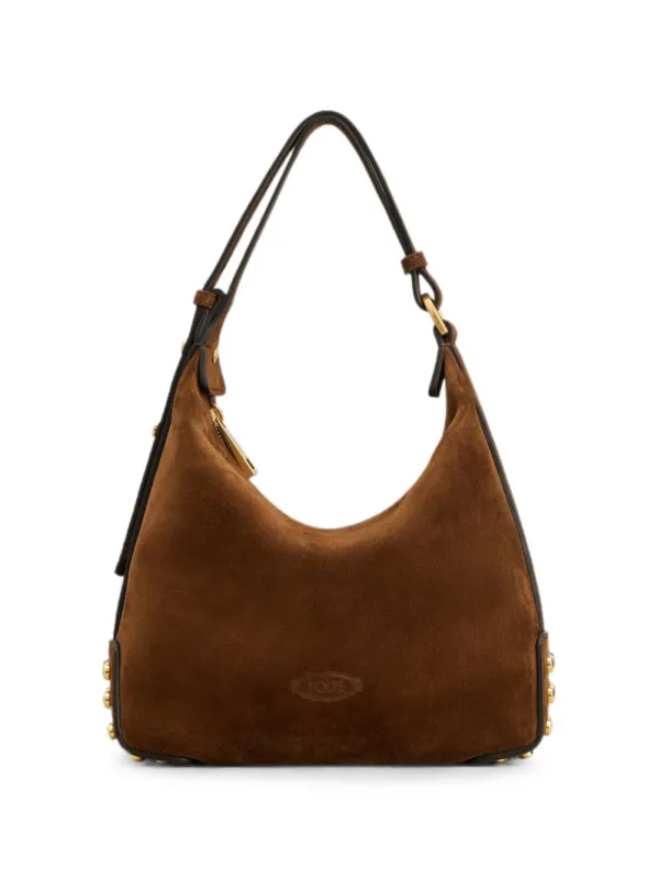Metal Dots Mini Leather Shoulder Bag made by Tod's