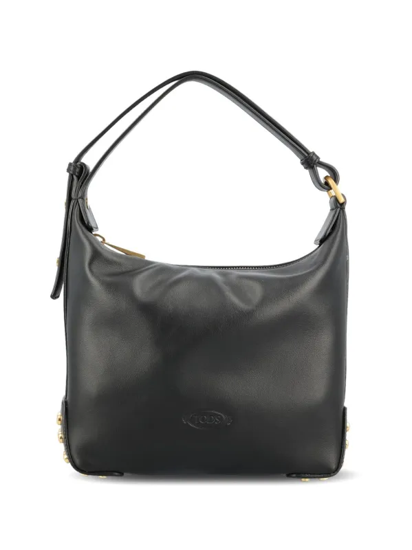 Metal Dots Mini Leather Shoulder Bag made by Tod's
