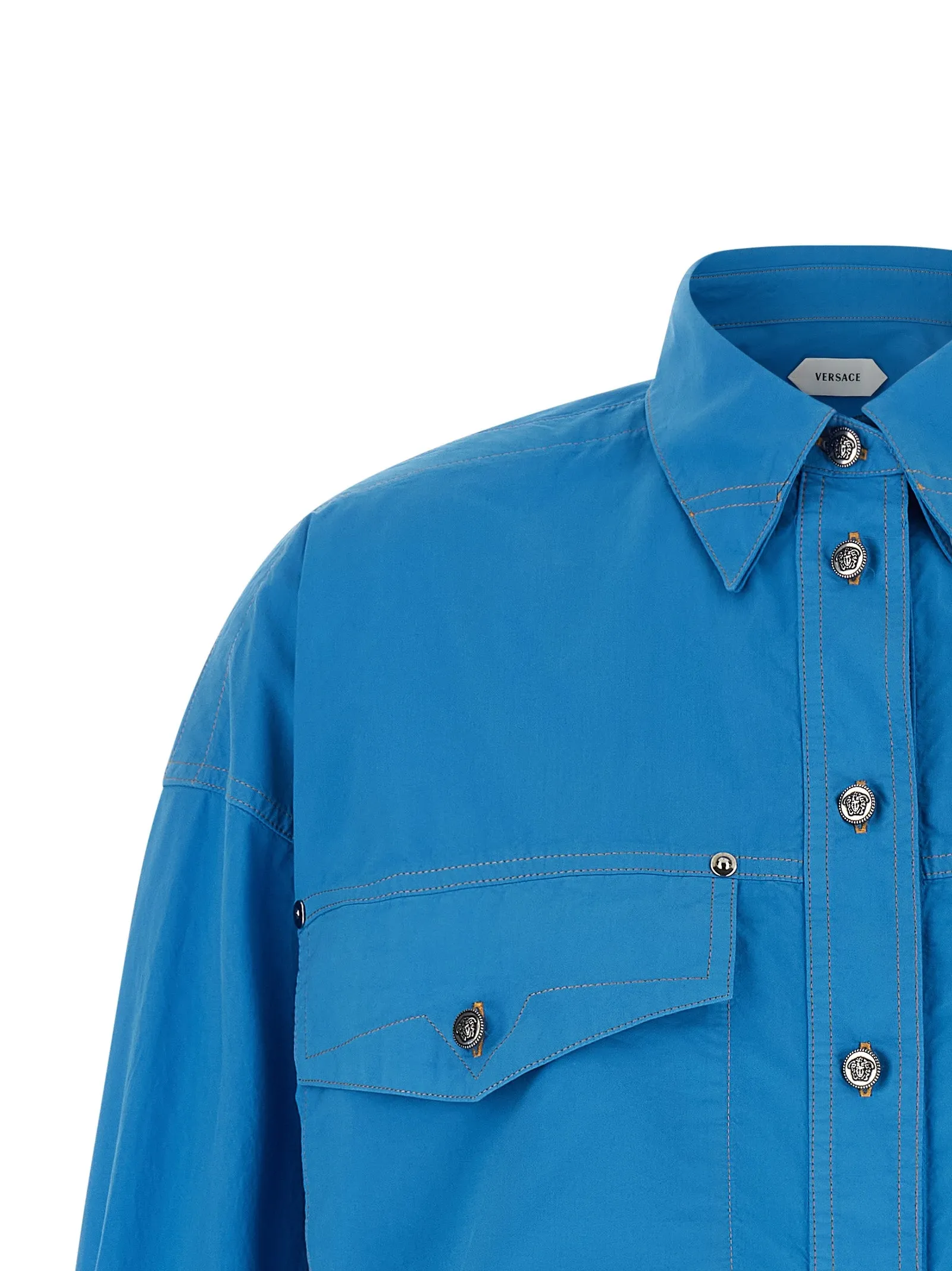 Medusa Shirt And Blouse Blue sold by Wanan Luxury product image thumbnail 3