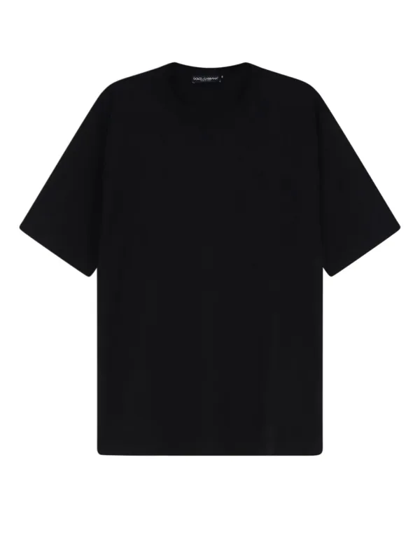 Cotton T-Shirt With Embossed Dg Logo made by Dolce & Gabanna