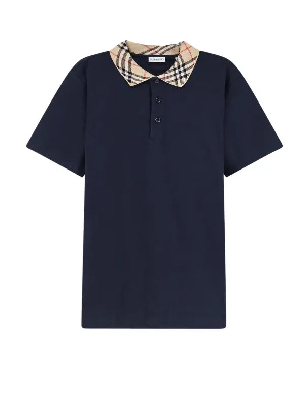 Cotton Polo Shirt made by Burberry