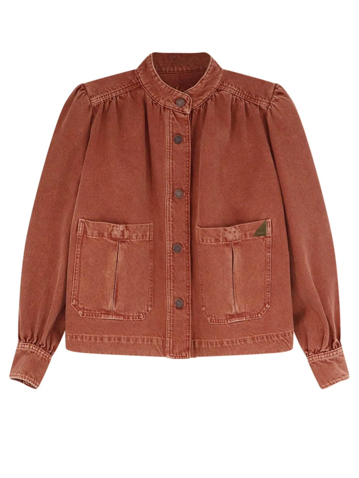 Orange Denim Jacket sold by Wanan Luxury