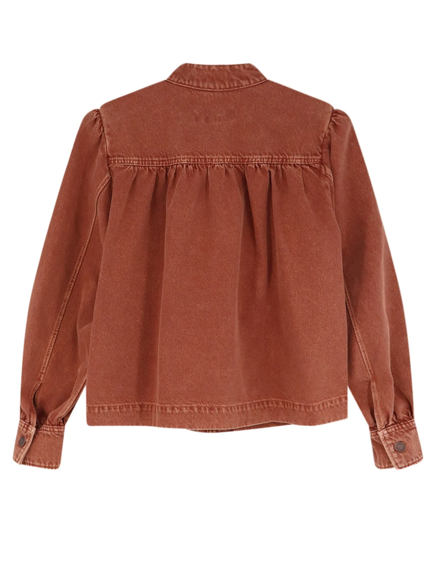 Orange Denim Jacket sold by Wanan Luxury product image thumbnail 2