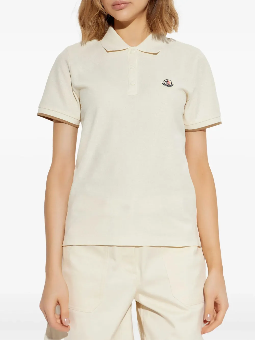 PiquÉ Polo Shirt With Logo Patch sold by Wanan Luxury product image thumbnail 2