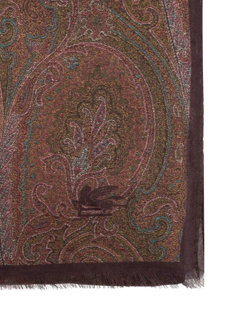 Paisley-Print Frayed-Edge Scarf sold by Wanan Luxury product image thumbnail 3