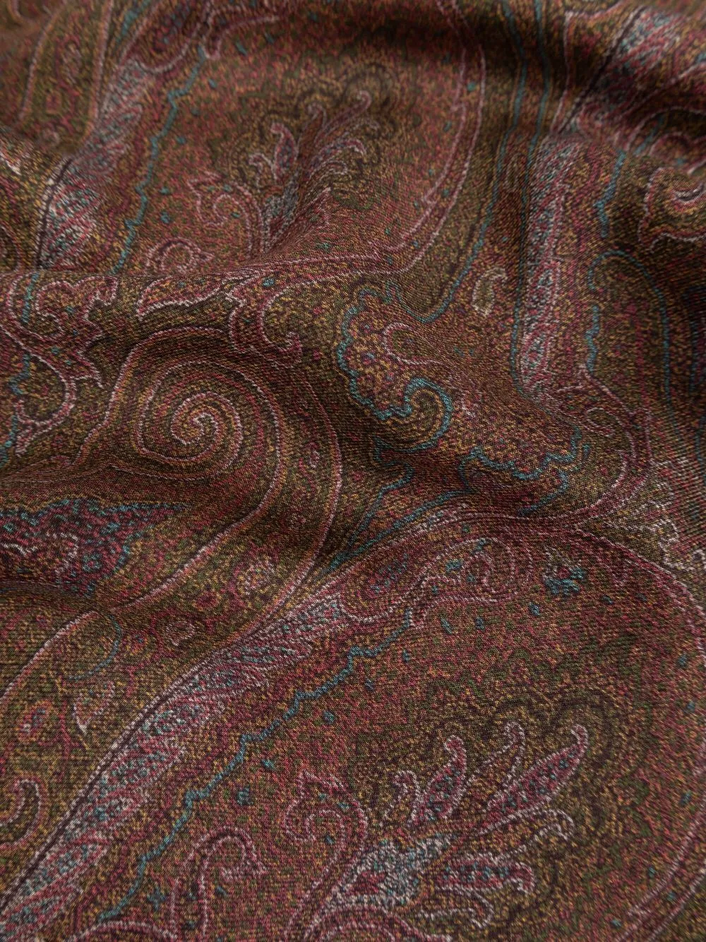 Paisley-Print Frayed-Edge Scarf sold by Wanan Luxury product image thumbnail 4