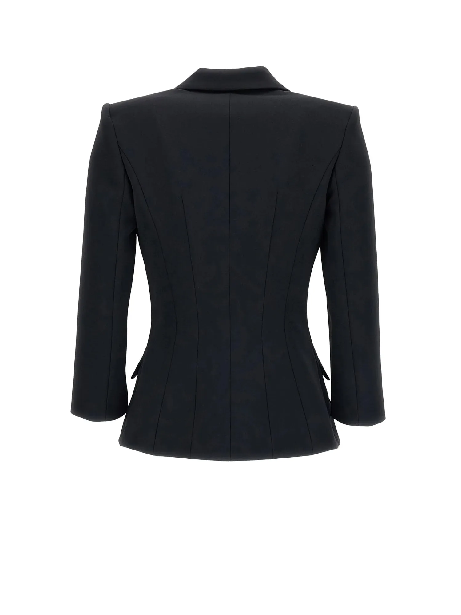 Double-Breasted Blazer With Monogram Gold Metal Details sold by Wanan Luxury product image thumbnail 2