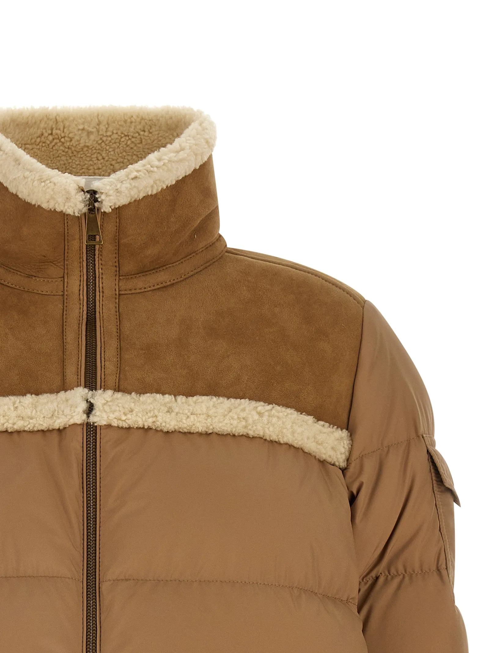 Aurore Puffer Jackets Beige sold by Wanan Luxury product image thumbnail 3