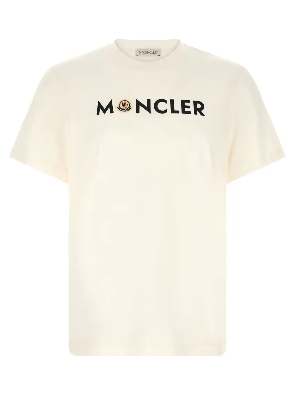 Logo Print T-Shirt White made by Moncler