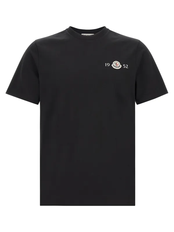 Logo Patch T-Shirt Black made by Moncler