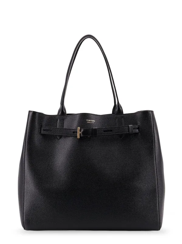 Leather Shoulder Bag With Logo made by Tom Ford