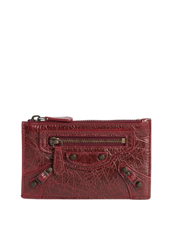 Le City Long Coin And Card Holder In Arena Leather made by Balenciaga