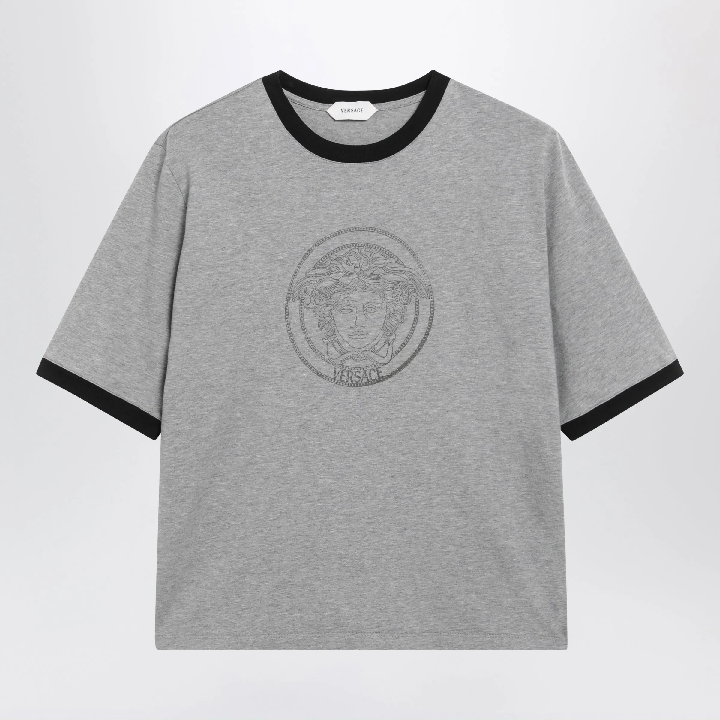 Cotton Jersey T-Shirt With Printed Logo sold by Wanan Luxury