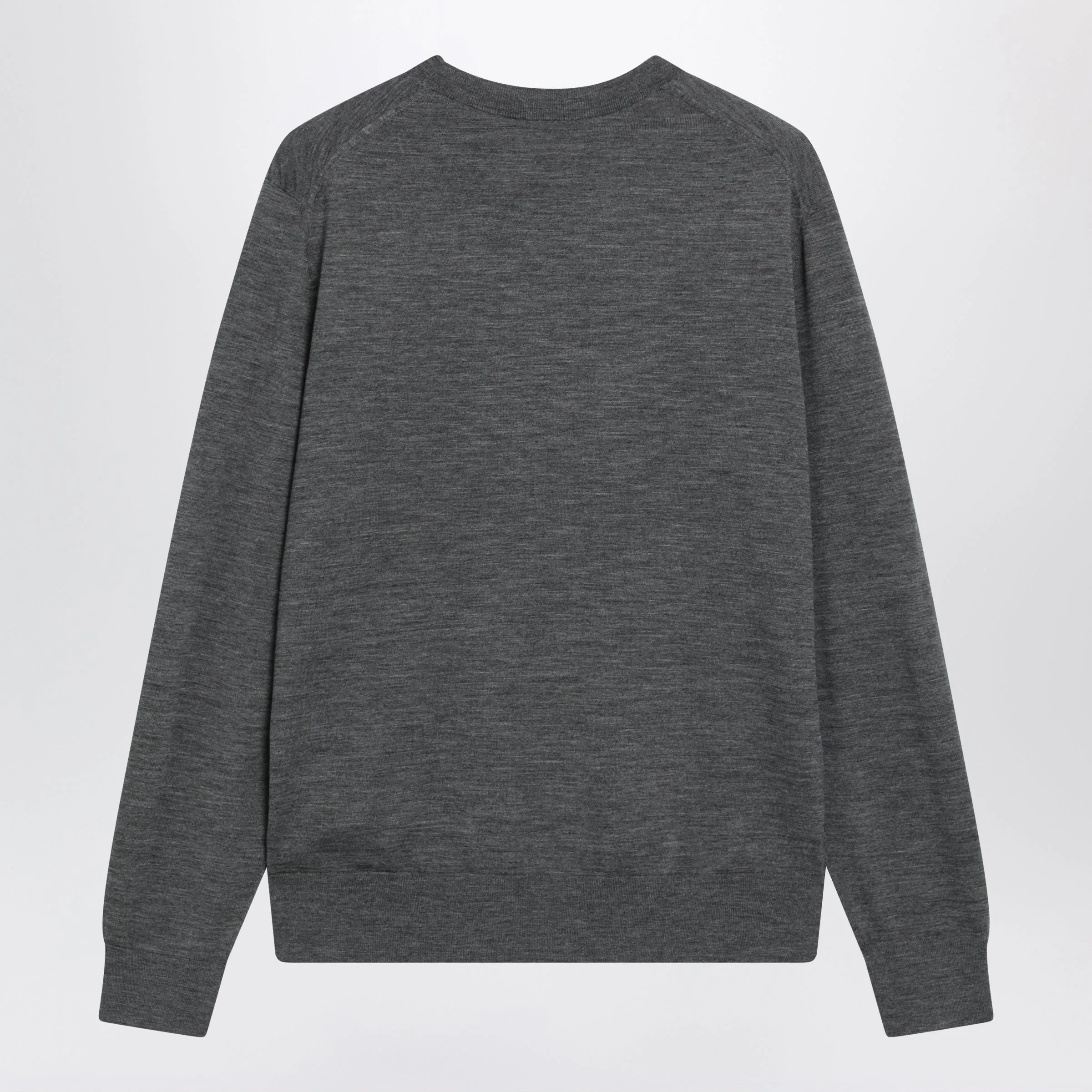 Grey Wool Crewneck Sweater sold by Wanan Luxury product image thumbnail 2