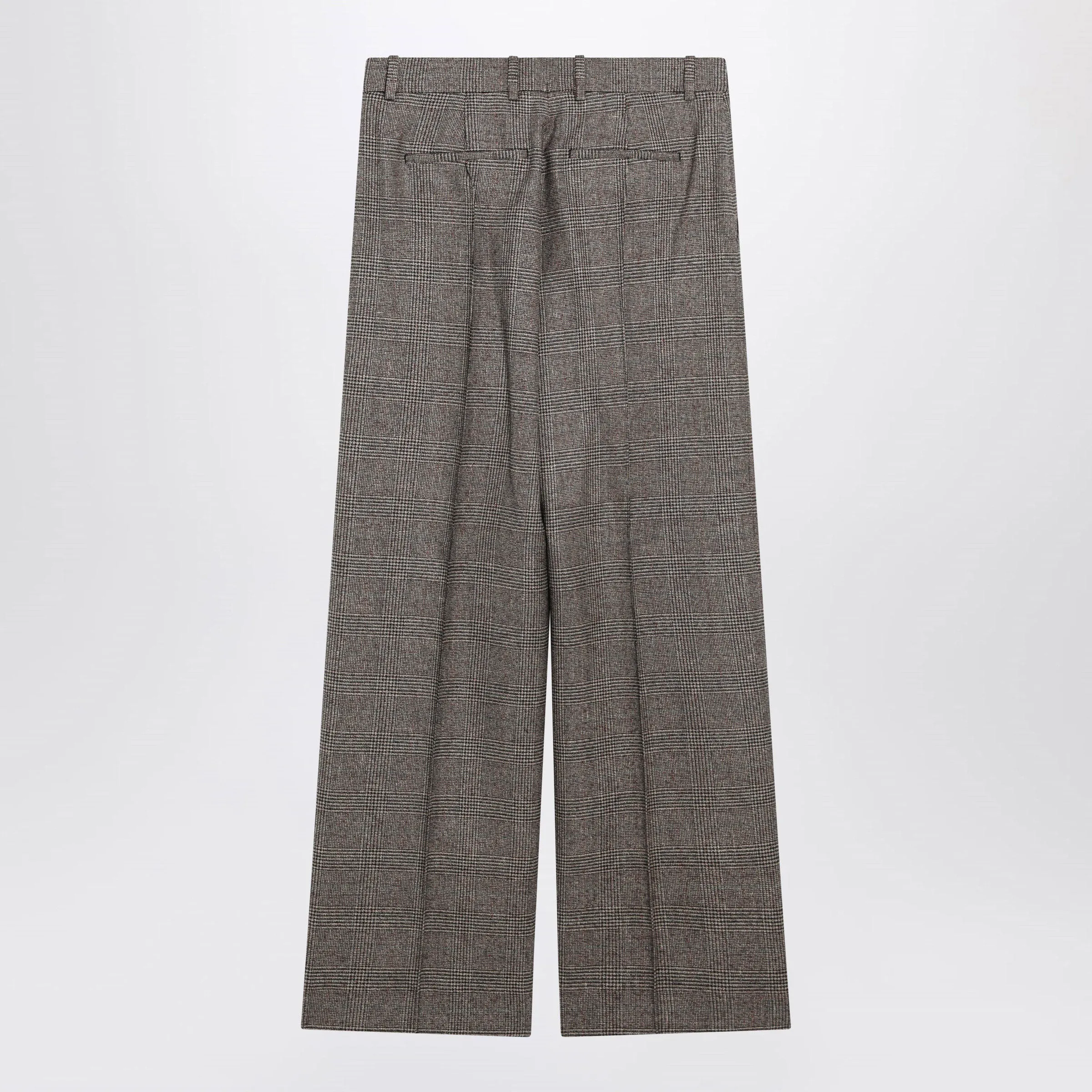 Prince Of Wales Wool-Blend Trousers sold by Wanan Luxury product image thumbnail 2