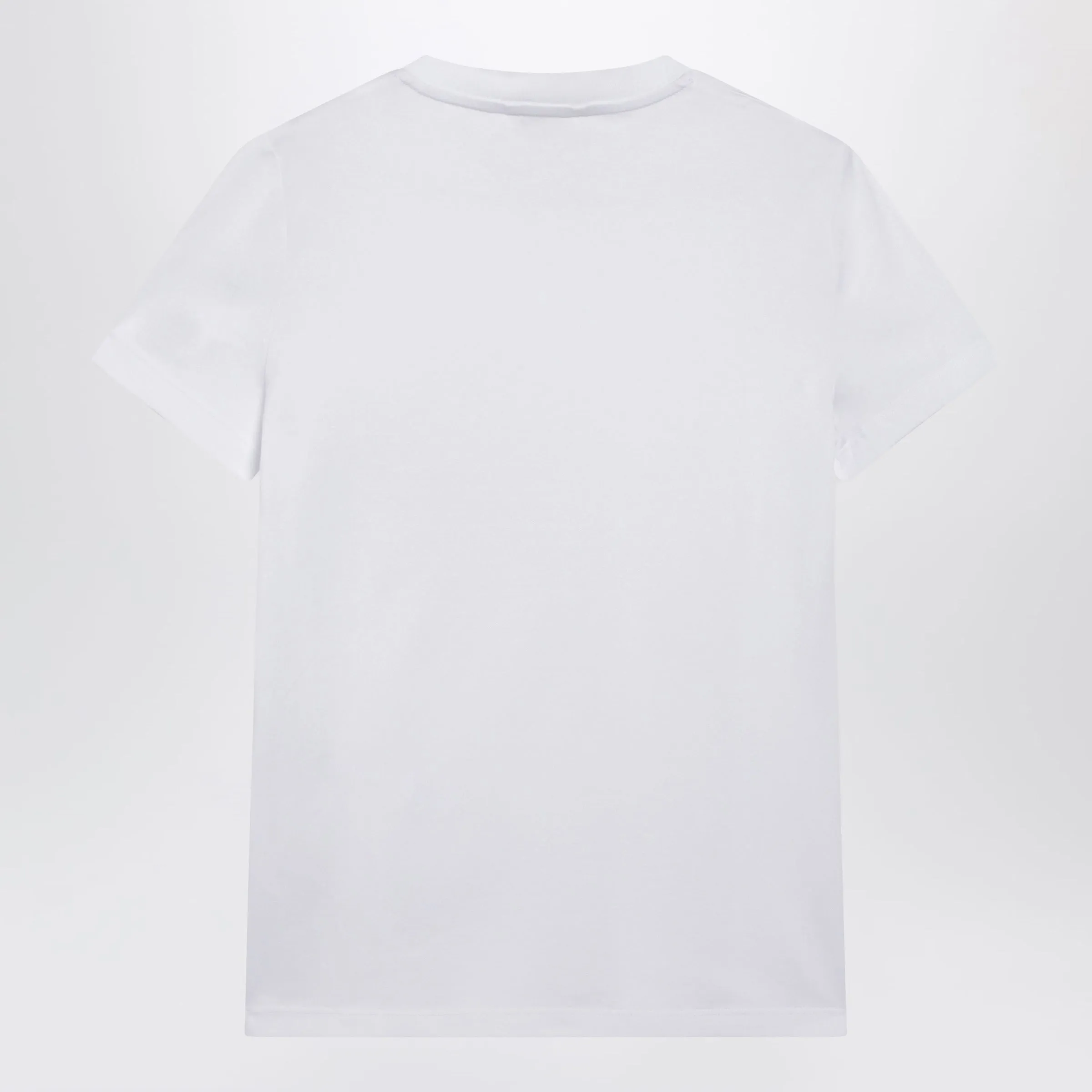 White Cotton Jersey T-Shirt sold by Wanan Luxury product image thumbnail 2