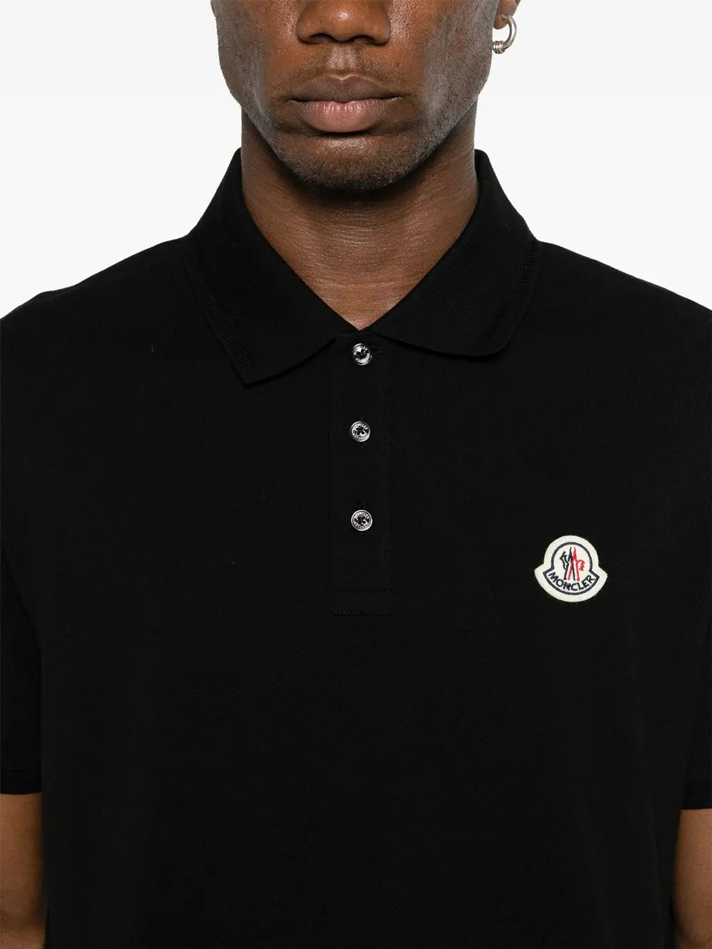Double Logo Patch Cotton T-Shirt sold by Wanan Luxury product image thumbnail 5